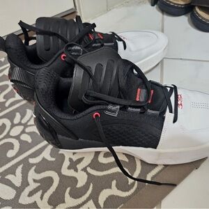 Black and White Athletic Shoes